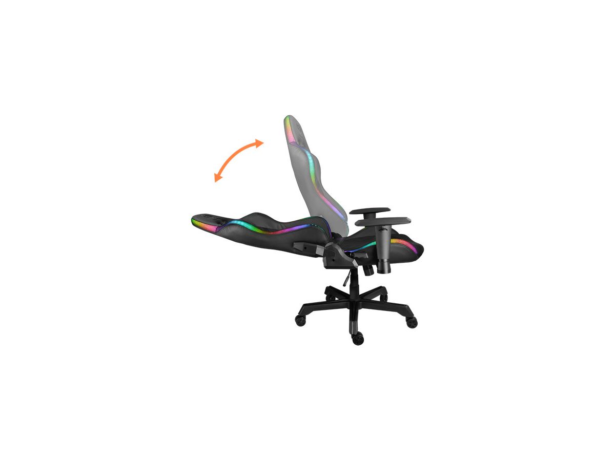 DELTACO RGB LED Gaming Chair DC410 GAM-080 (7333048041623)