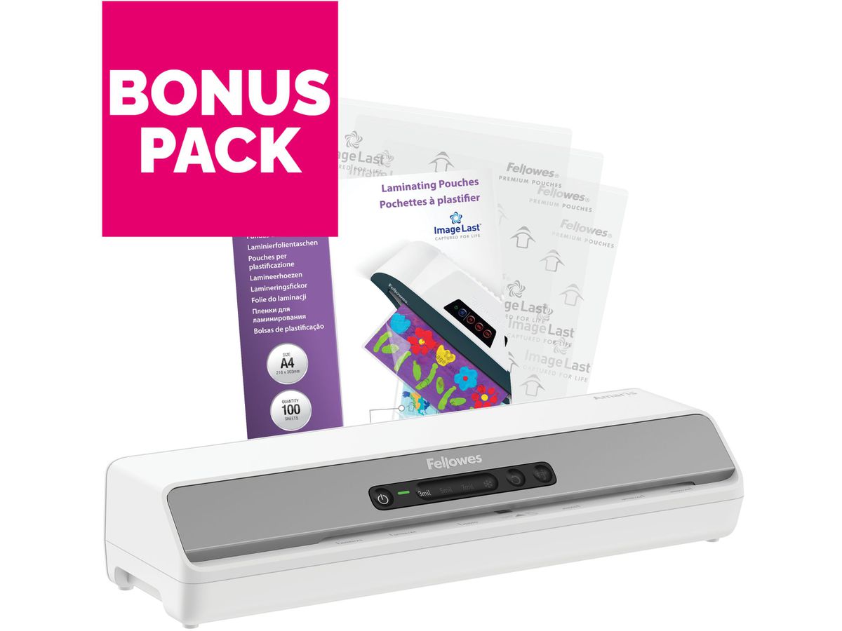 FELLOWES Laminiergerät Amaris 100016855 A3 Bundle (7612532058058)