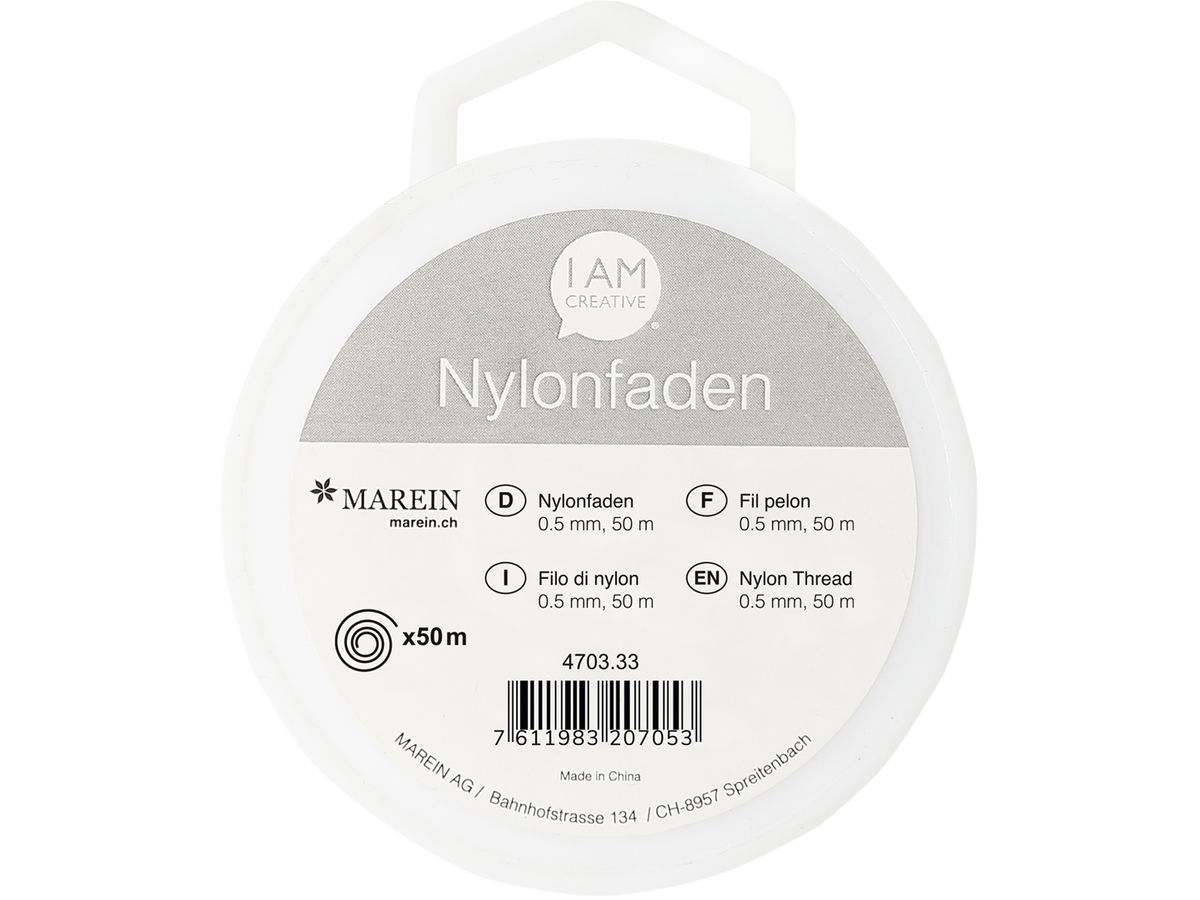 I AM CREATIVE Nylonfaden 0.5mmx50m 4703.33 (7611983207053)