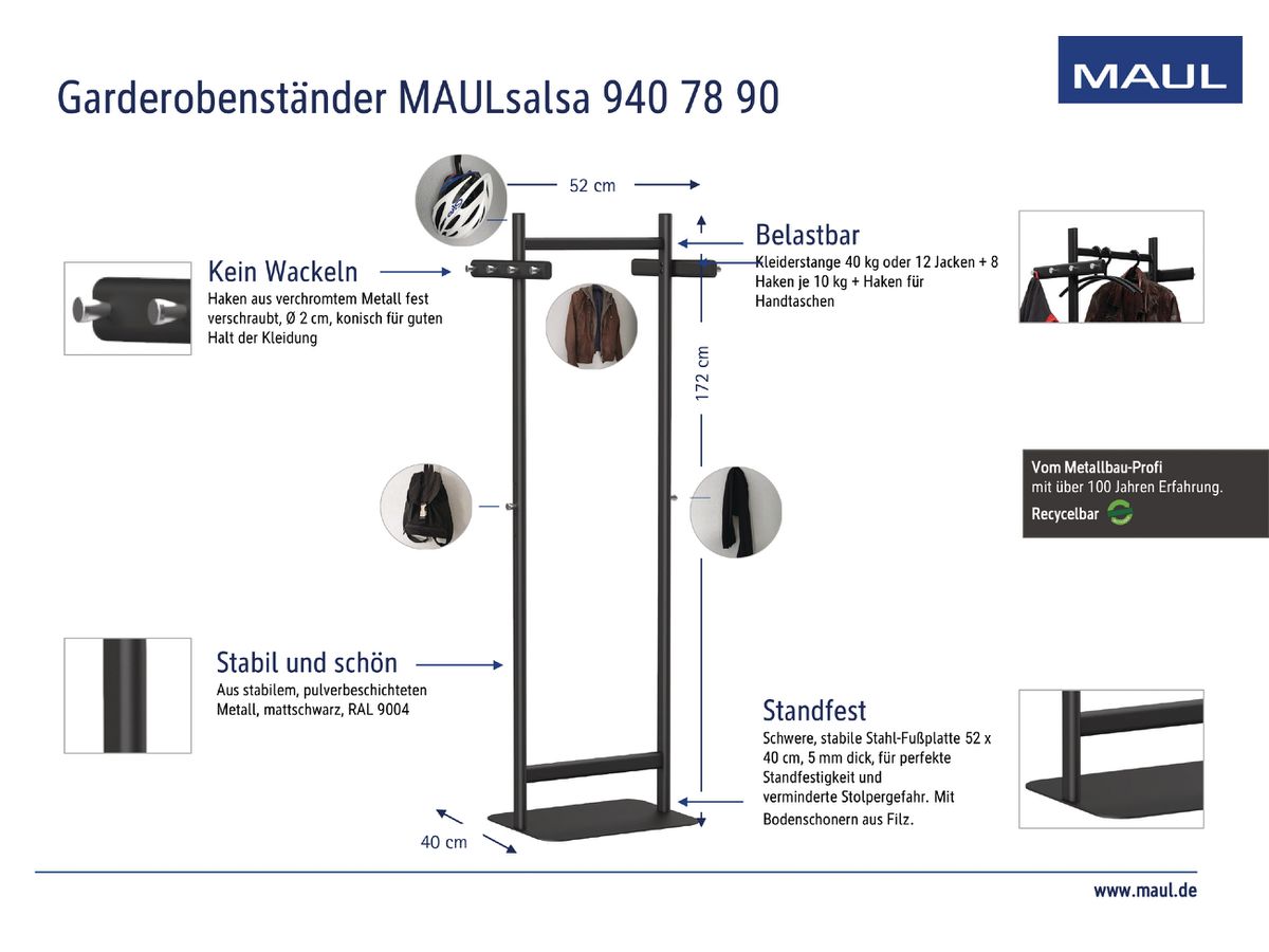 MAUL Attaccapanni MAULsalsa 97.50 nero (4002390080392)