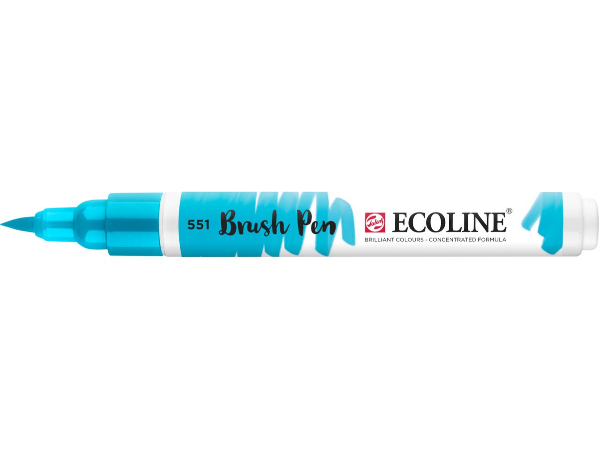 TALENS Ecoline Brush Pen 11505510 bleu cel.cl (8712079406417)