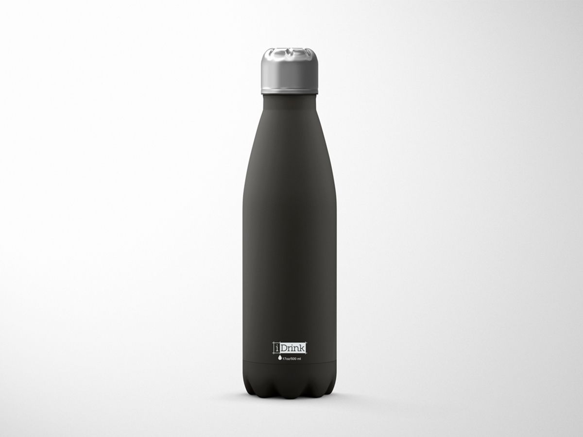 I-DRINK Thermosflasche 500ml ID0005 schwarz (8052877040056)