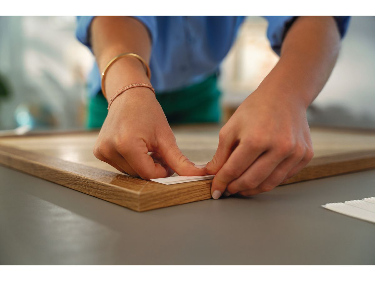 TESA Powerstrips 4x2 strisce 77721-00000 Click Medium, nastro velcro (4063565401077)