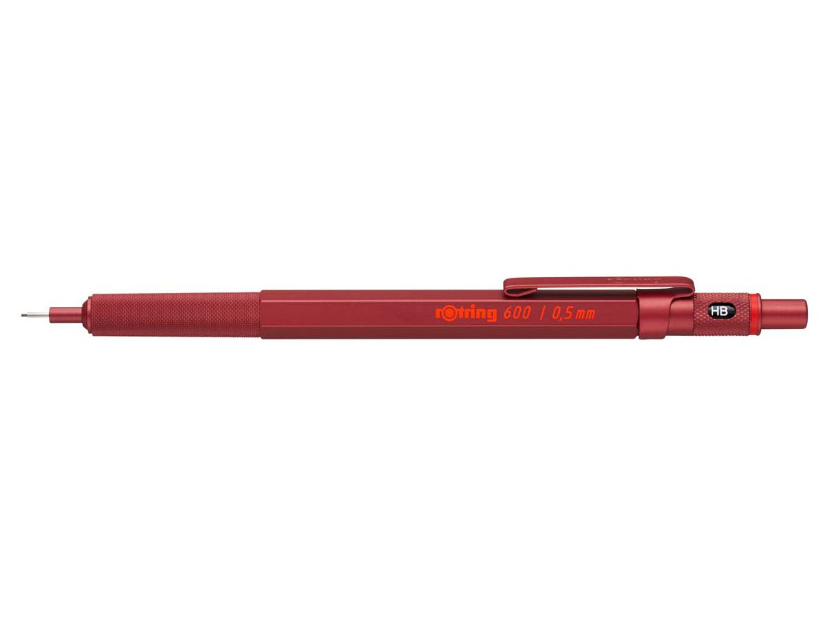 ROTRING Matita mecc. 600 0.5mm 2114264 rosso metallic (3026981142642)