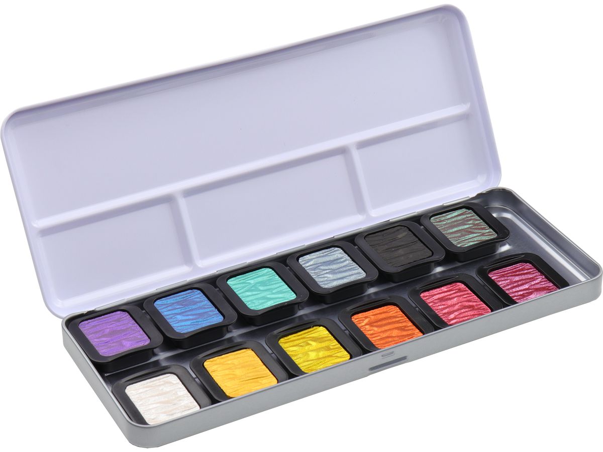 TALENS Colore perlescente Finetec F1200 Essentials Rainbow 12 colori (4251402600022)