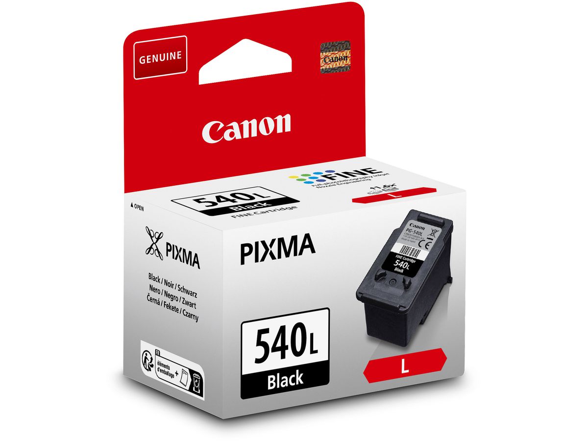 CANON Tintenpatrone L schwarz PG-540L PIXMA MG2150 11ml (4549292192025)