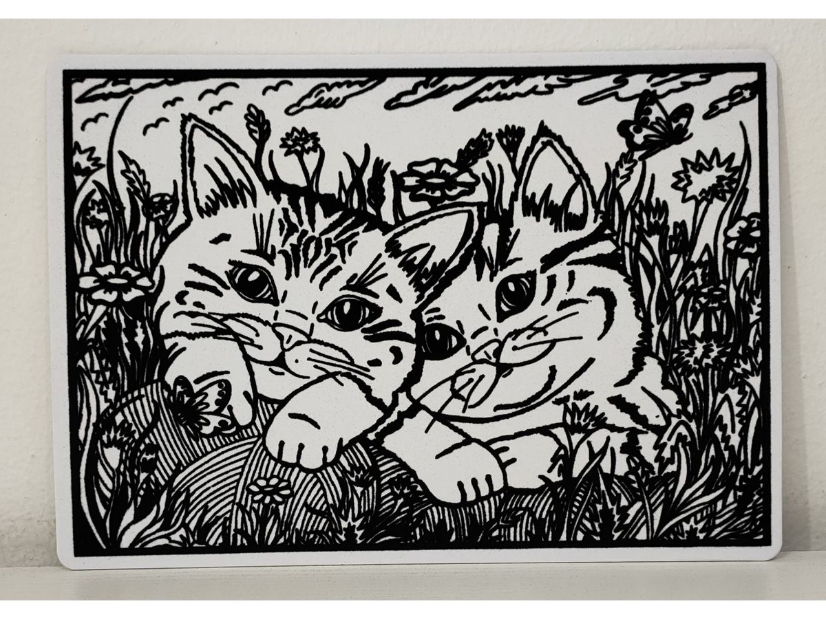 TATARUGA Image de velours A4 S4 chaton (8024238222333)