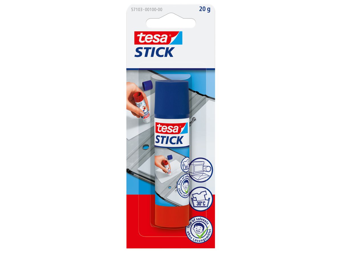 TESA Klebestift Stick 571030010 Blister 20g (4042448913654)