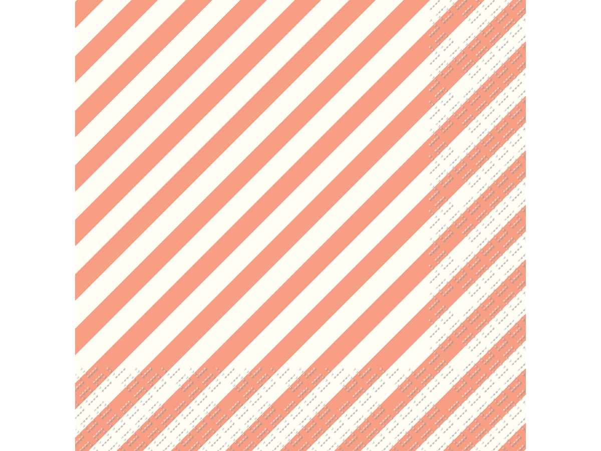 STEWO Serviettes Stribe 2572596721 clair 33x33cm (7630050871881)