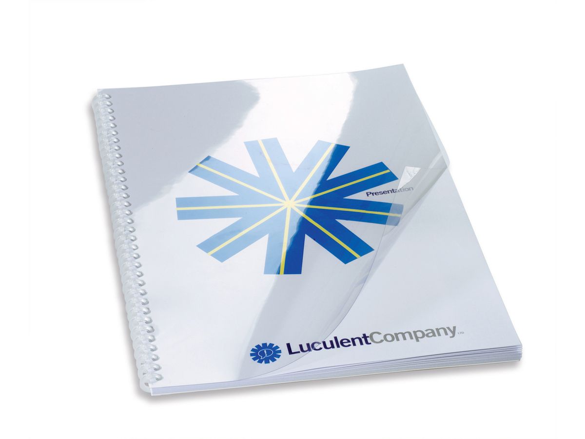 GBC Folie PVC 0,20mm A4 CE012080E Hiclear 100 Stück (5028252262538)