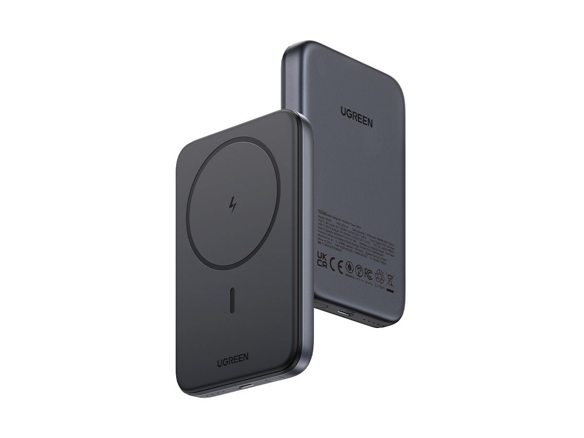 UGREEN Magnetic PowerBank 10000mAh 25919 20W,Wireless,Space Gray (6941876229192)