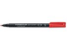 STAEDTLER Lumocolor permanent S 313-2 rot (4007817308646)