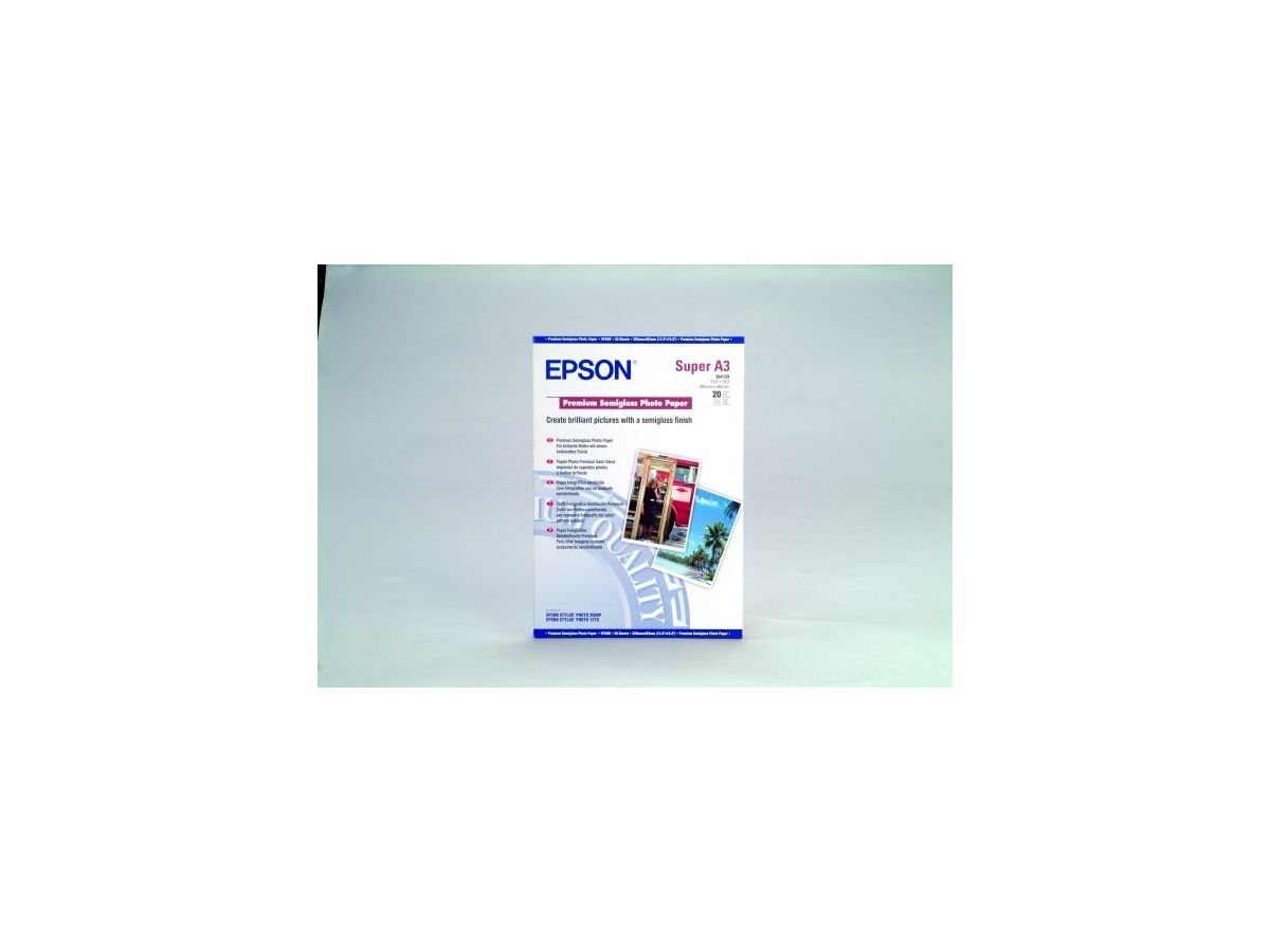 EPSON Premium Semigl.Photo Paper A3+ S041328 InkJet 250g 20 Blatt (0010343829930)