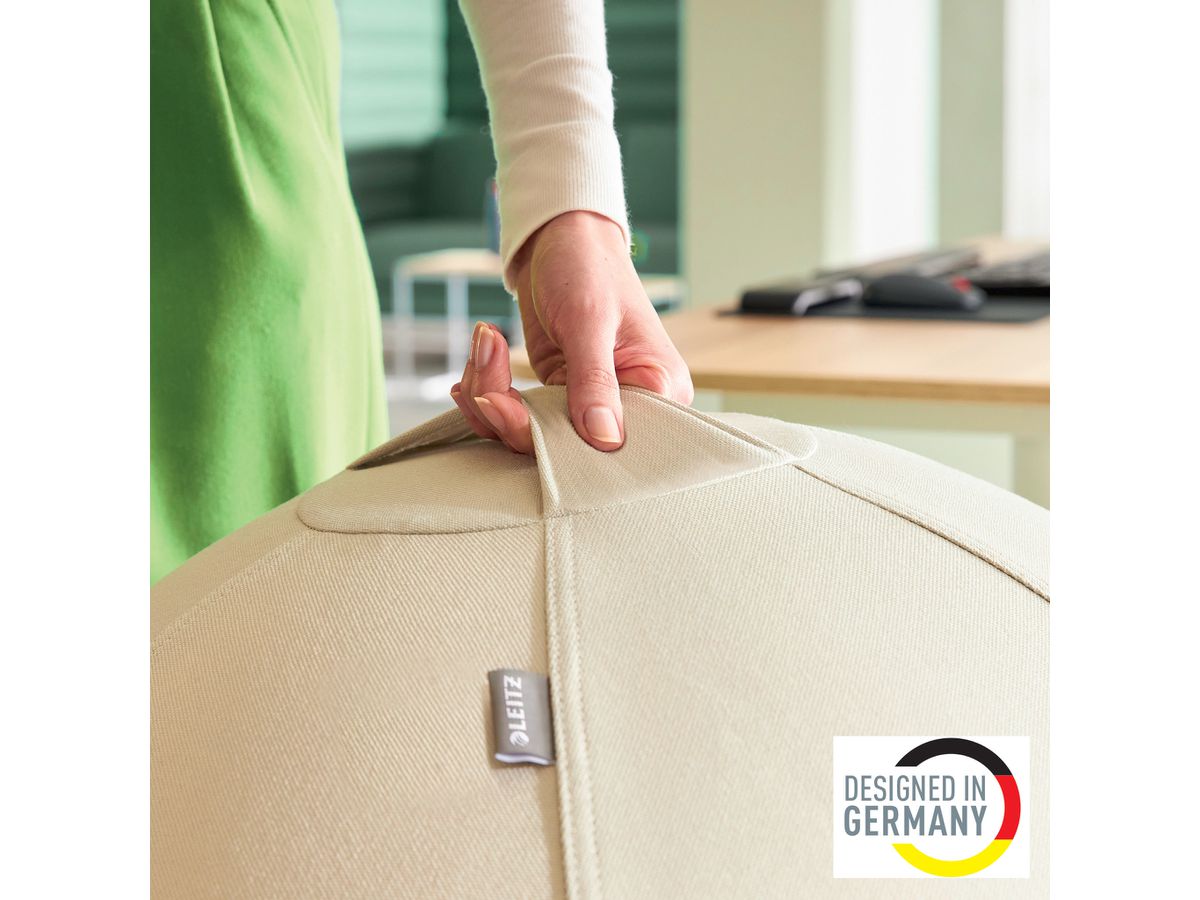 LEITZ Sitzball Ergo Active 55cm 6541-00-85 hellgrau (4002432134748)