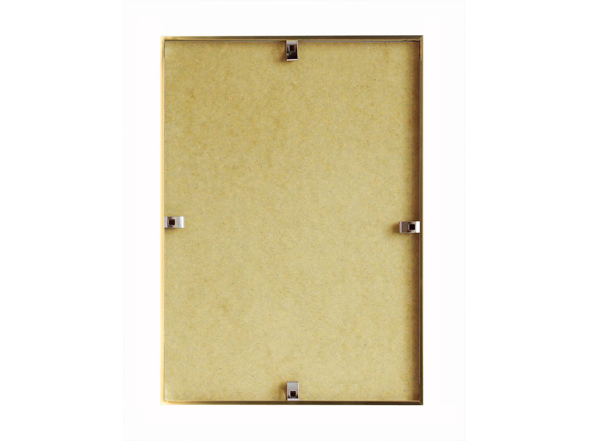 DEBEX Wechselrahmen 50x70cm 727001500700 Kunstglas, gold (7611195244297)