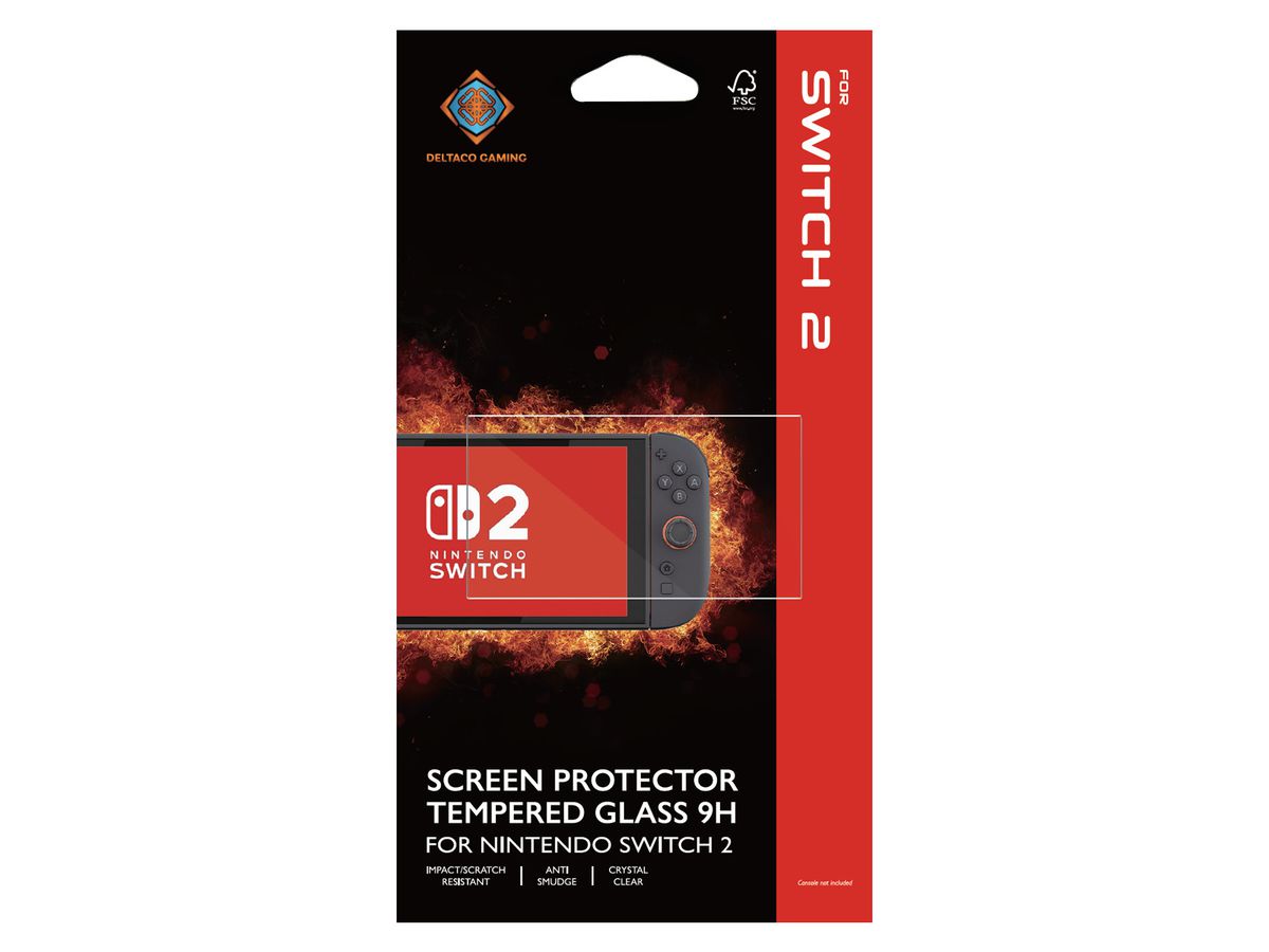 DELTACO Screen protector NSW 2 GAM-191 crystal clear (5706470155022)