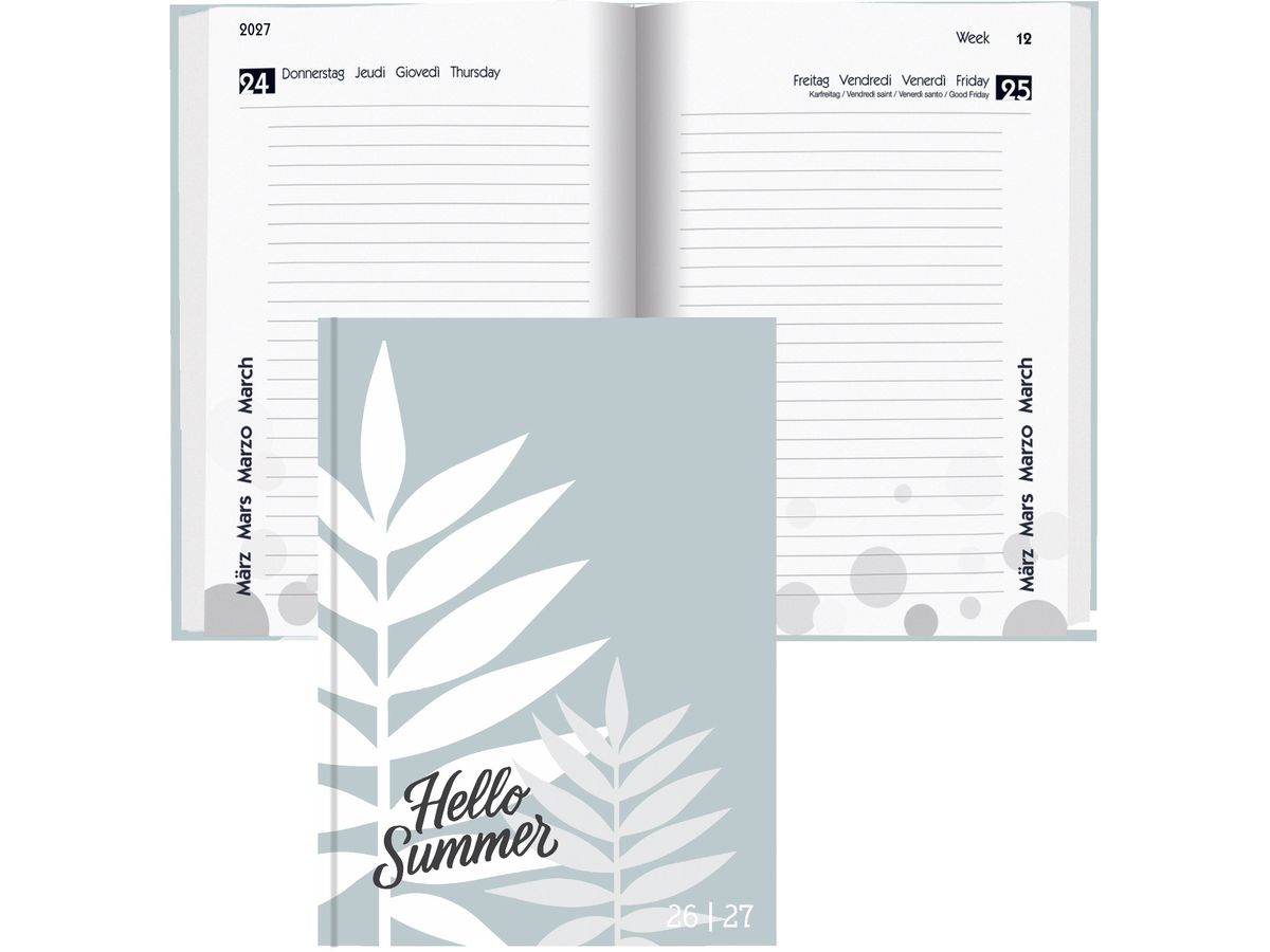 BIELLA Agenda scuola Summer 26/27 806544910027U 1J/1P 12x16.5cm (7611365530694)