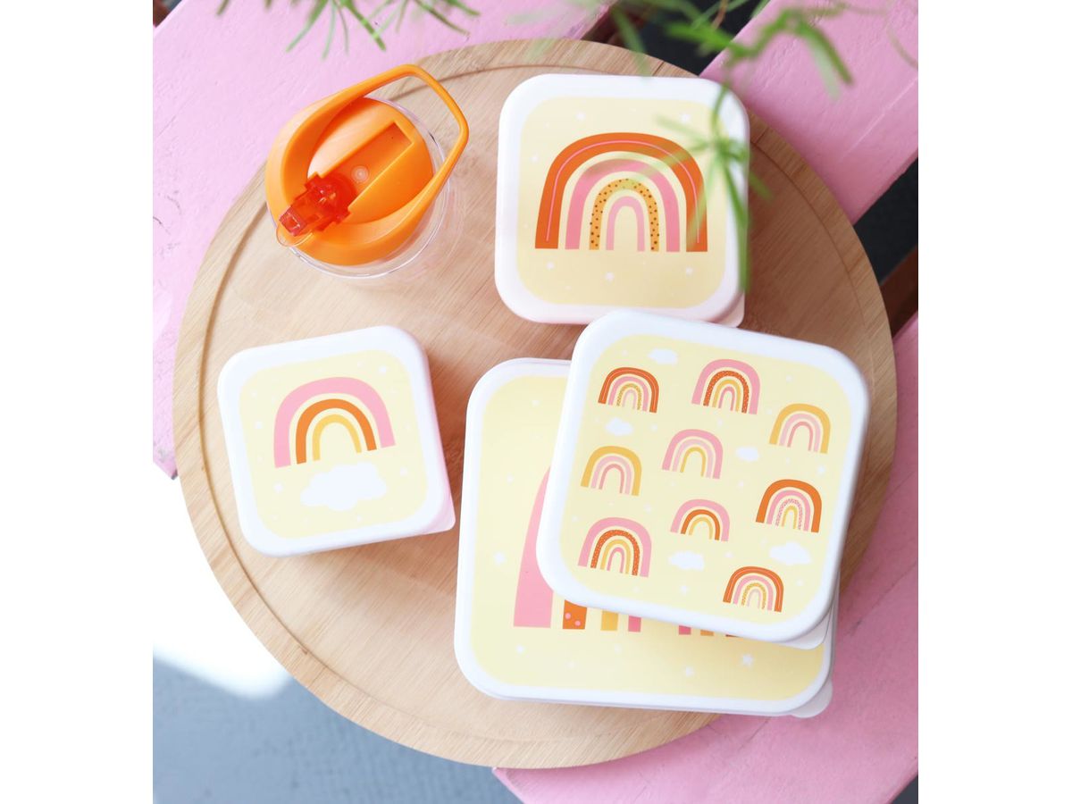 ALLC Lunch & Snackbox Set SBSERA41 Rainbow (8719715001227)