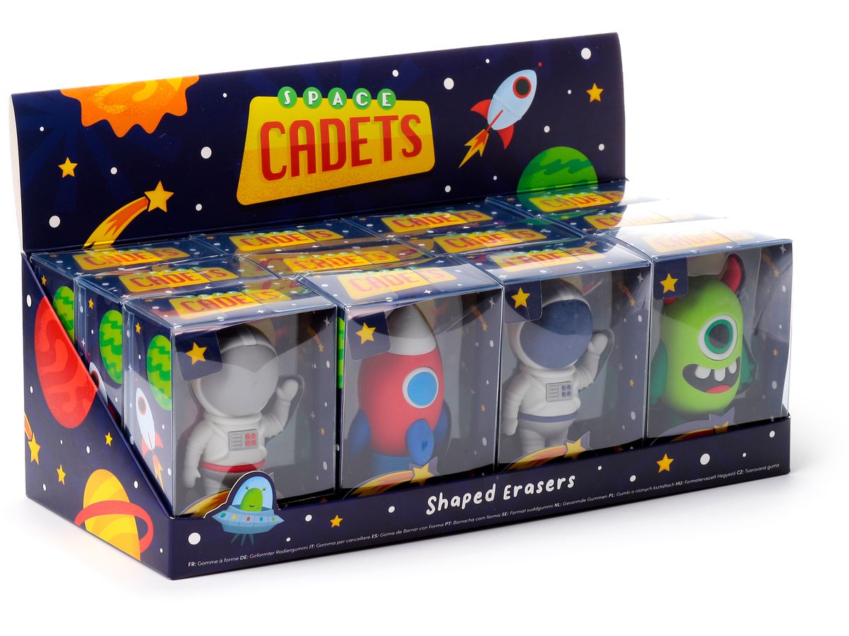 ROOST Radiergummi Weltraum STA344 4 assortiert (5055071792113)