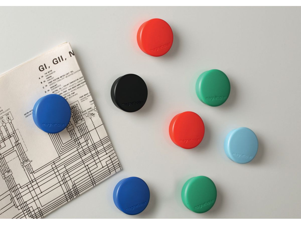 MAGNETOPLAN Magnet Discofix Hobby 24mm 1664514 dunkelblau, ca. 0.3 kg 10 Stk. (4013695025056)
