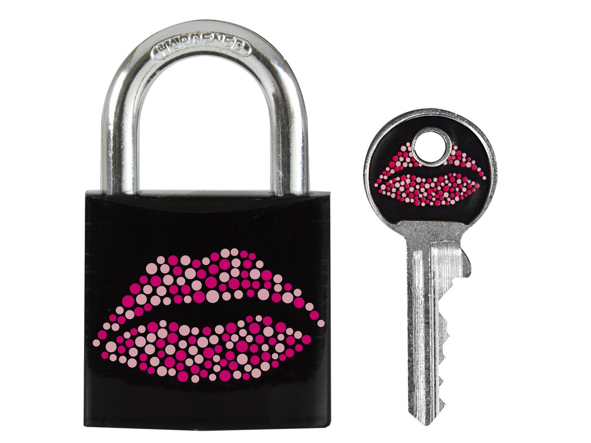 MASTER LOCK Vorhangschloss 30mm 66246900 Kuss Motiv (3520190942388)