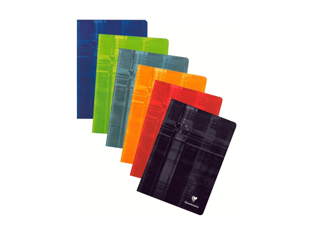 CLAIREFONTAINE Heft ass. A4 31222 5mm 40 Blatt (3329680312225)