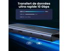 UGREEN 10-in-1 USB-C Hub 45380 10Gbps 4k60Hz, 100W, Gray (6941876243808)