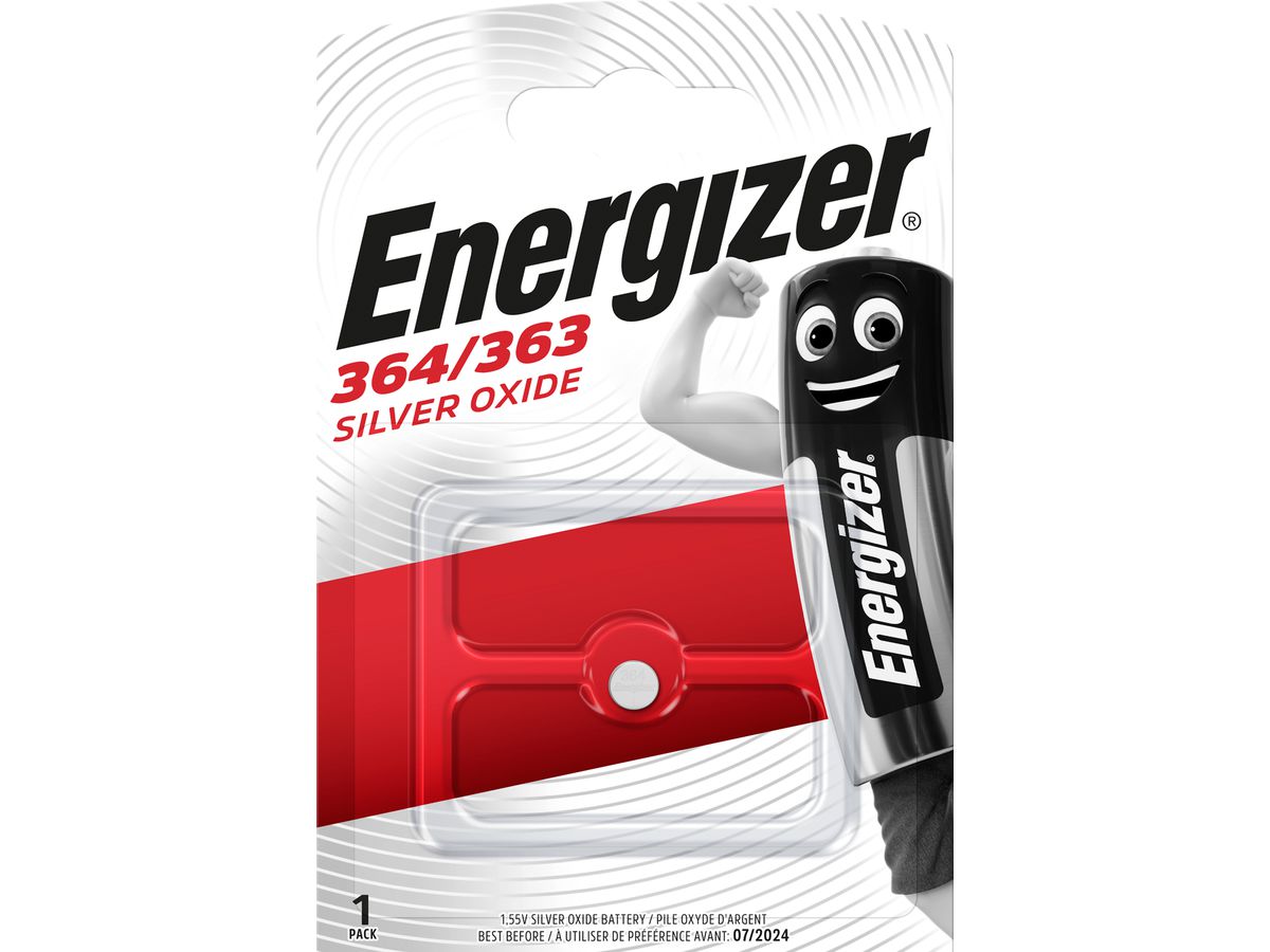 ENERGIZER Knopfzelle E300783002 364/363, 1 Stück (7638900107753)