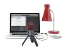 SAMSON Meteor USB Microphone bl/red SAMTRBR Studio Condenser Micro (0809164023302)