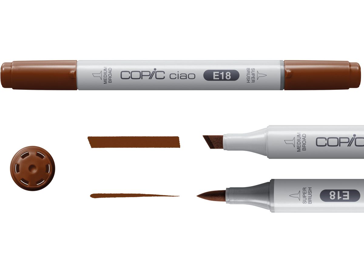 COPIC Marker Ciao 22075573 5+1 Set Hair Tones 2 (4013695265346)