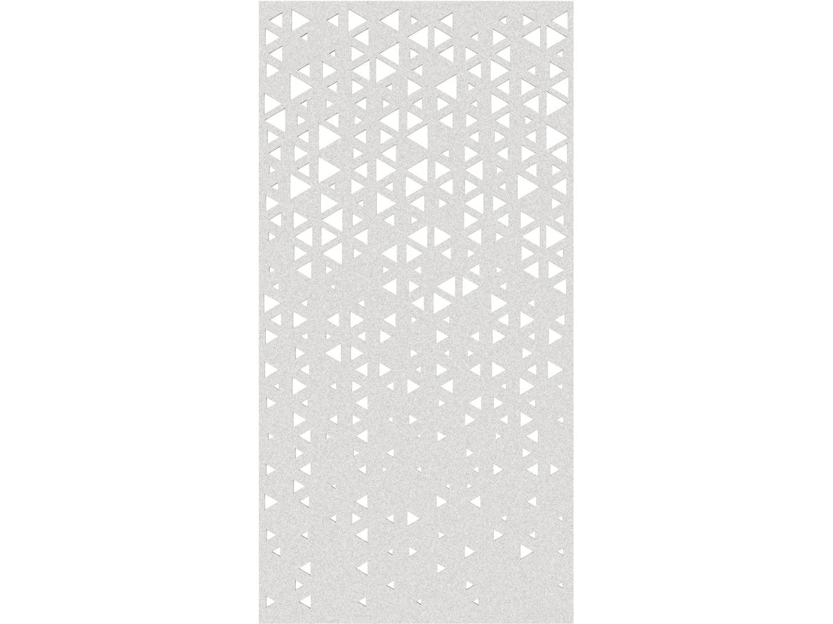 SUONO Cloison XL 120x240x1.2cm 1211.X12.0403 CURTAIN, TRIANGLE, blan 2 pcs. (7640439763393)