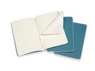 MOLESKINE Taccuino cartone 3x P/A6 629612 in bianco, vivid blu, 64 p. (8058647629612)