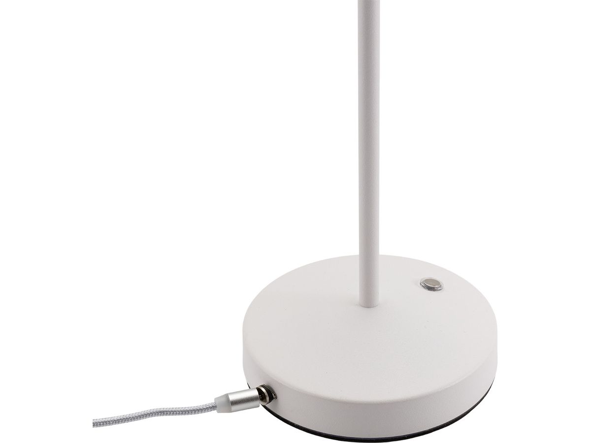 SECURIT Tischleuchte ANGELINA LP-AN-WT weiss, Akku, dimmbar (8720663160454)