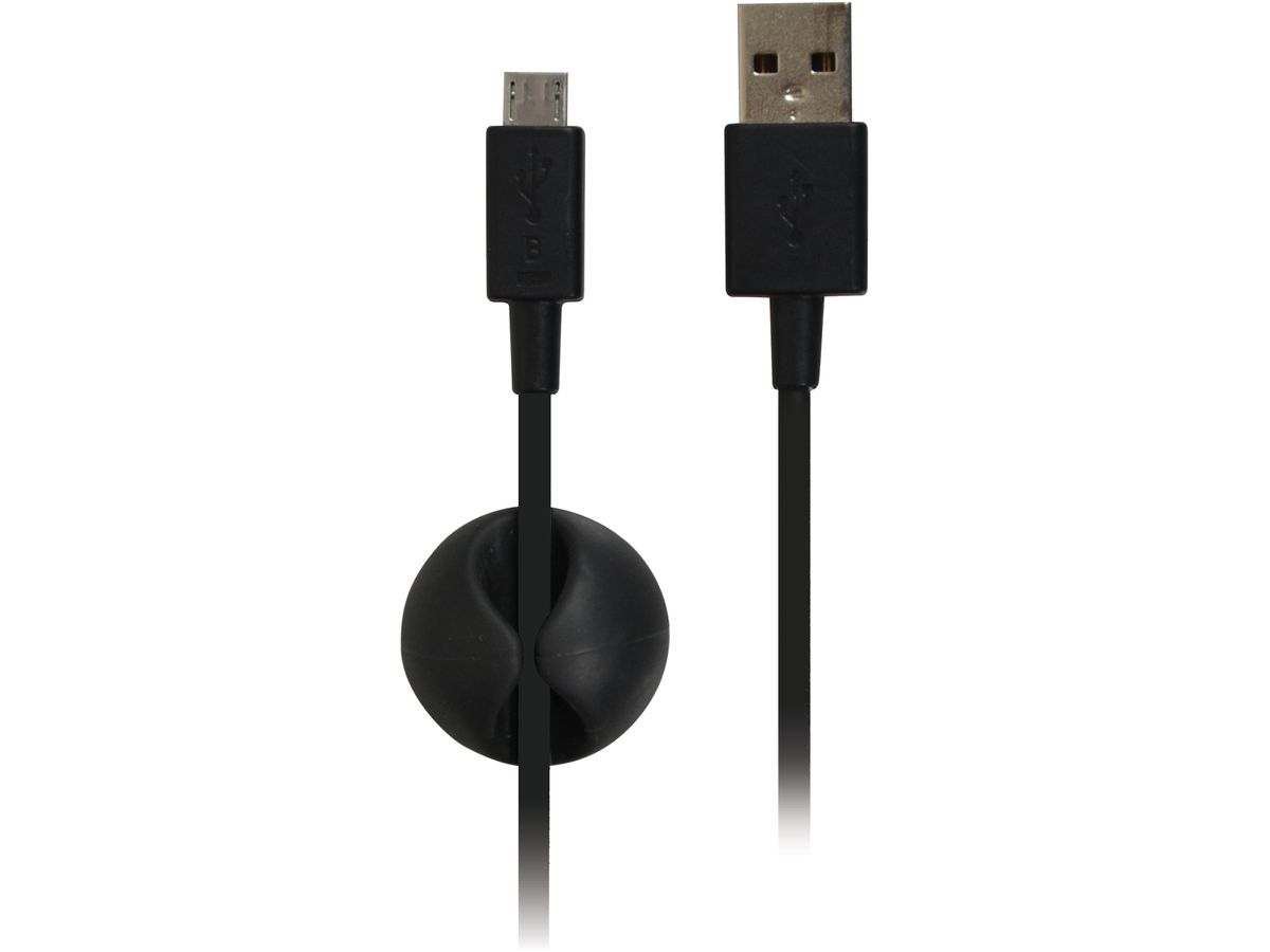 PORT Cable Micro USB 1.2m 900060 black (3567049000608)