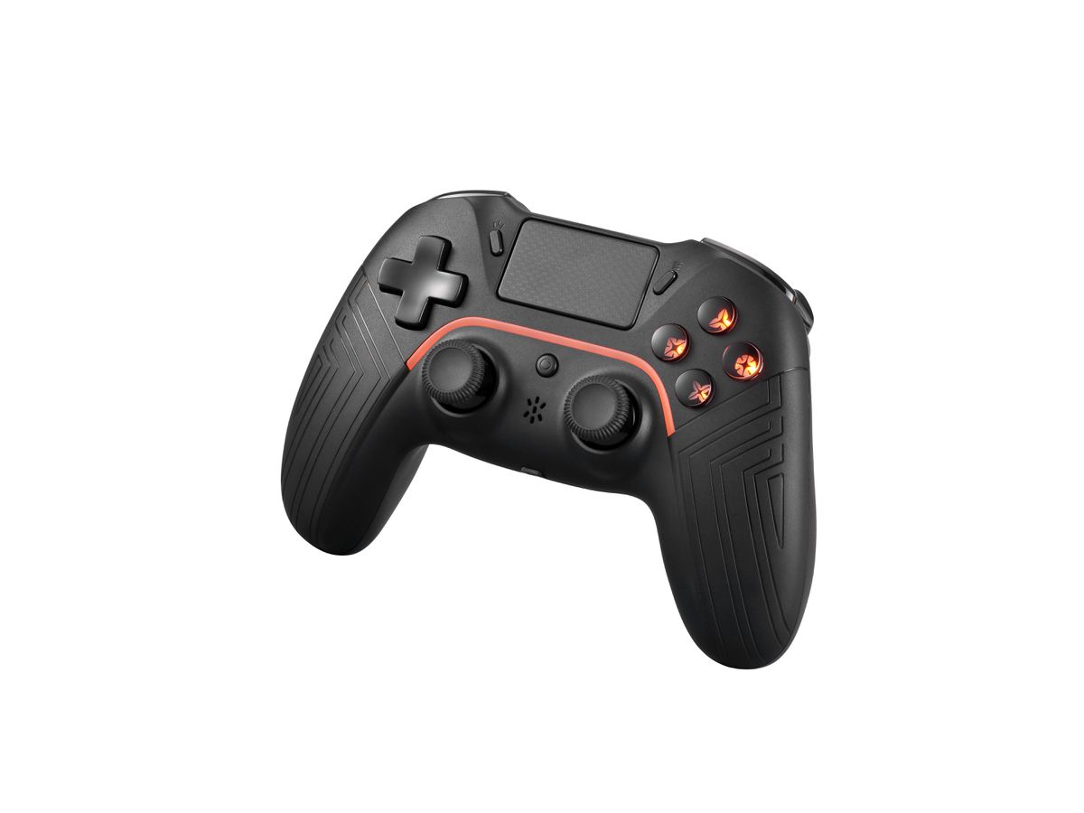 DELTACO Wireless Controller PS4 GAM-139 Black (7333048057105)