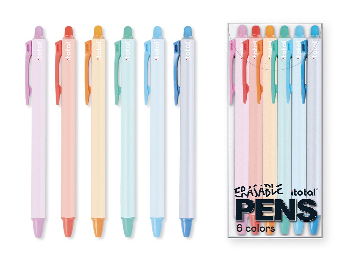 I-TOTAL Penna sfera Set XL2177C cancellabile, 6 colori (8057711467983)