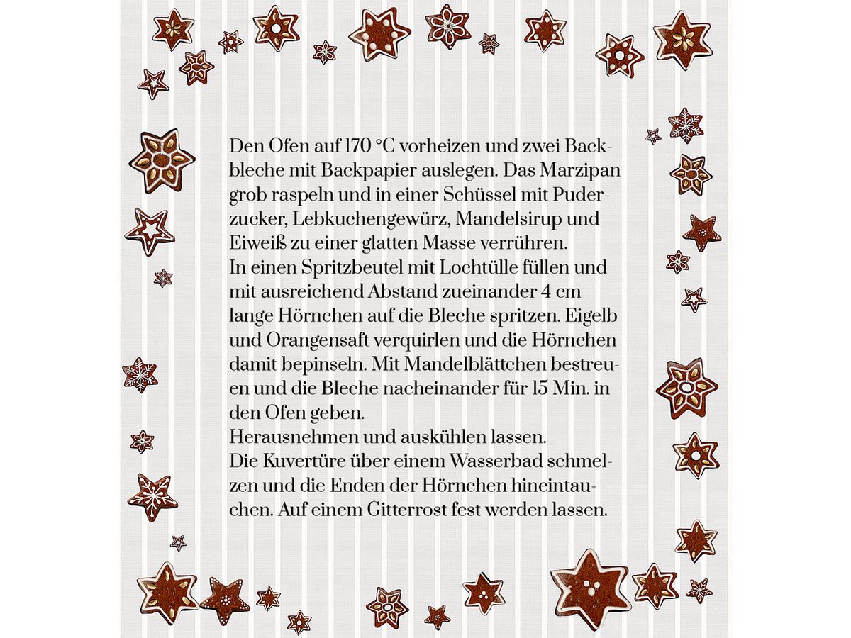 COPPENRATH Zettel Adventskalender 95572 Weihnachtsbäckerei (4050003955728)