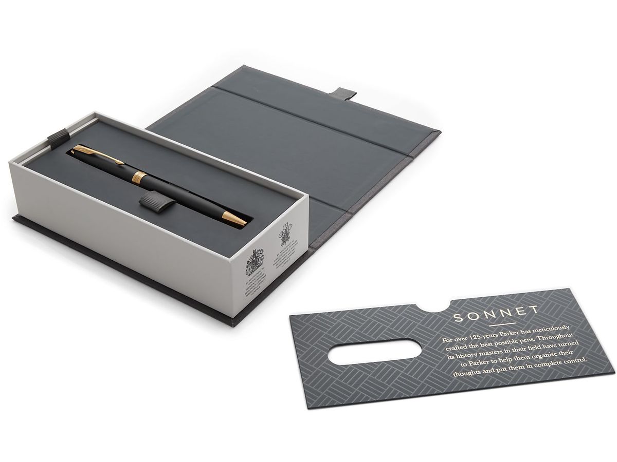 PARKER Stylo à bille M 1931519 SONNET Matte Black gold (3501179315195)