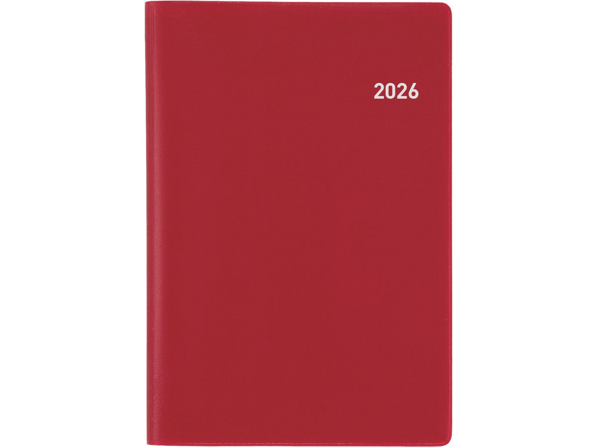 BIELLA Planer Istanbul 2026 855612470026U 1M/2S weinrot ML 10.6x15.3cm (7611365527045)