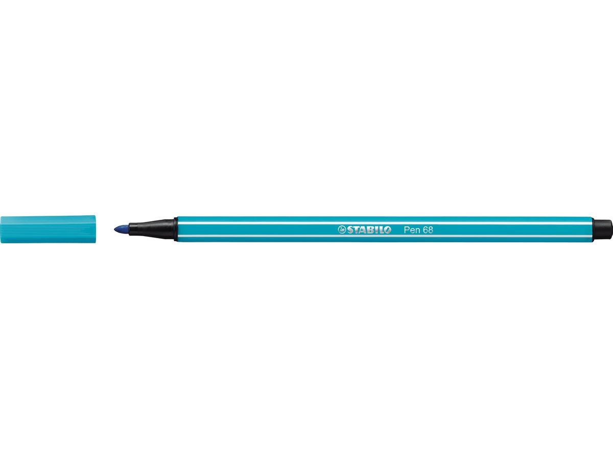 STABILO Stylo Fibre Pen 68 1mm 68/31 bleu clair (4006381333207)