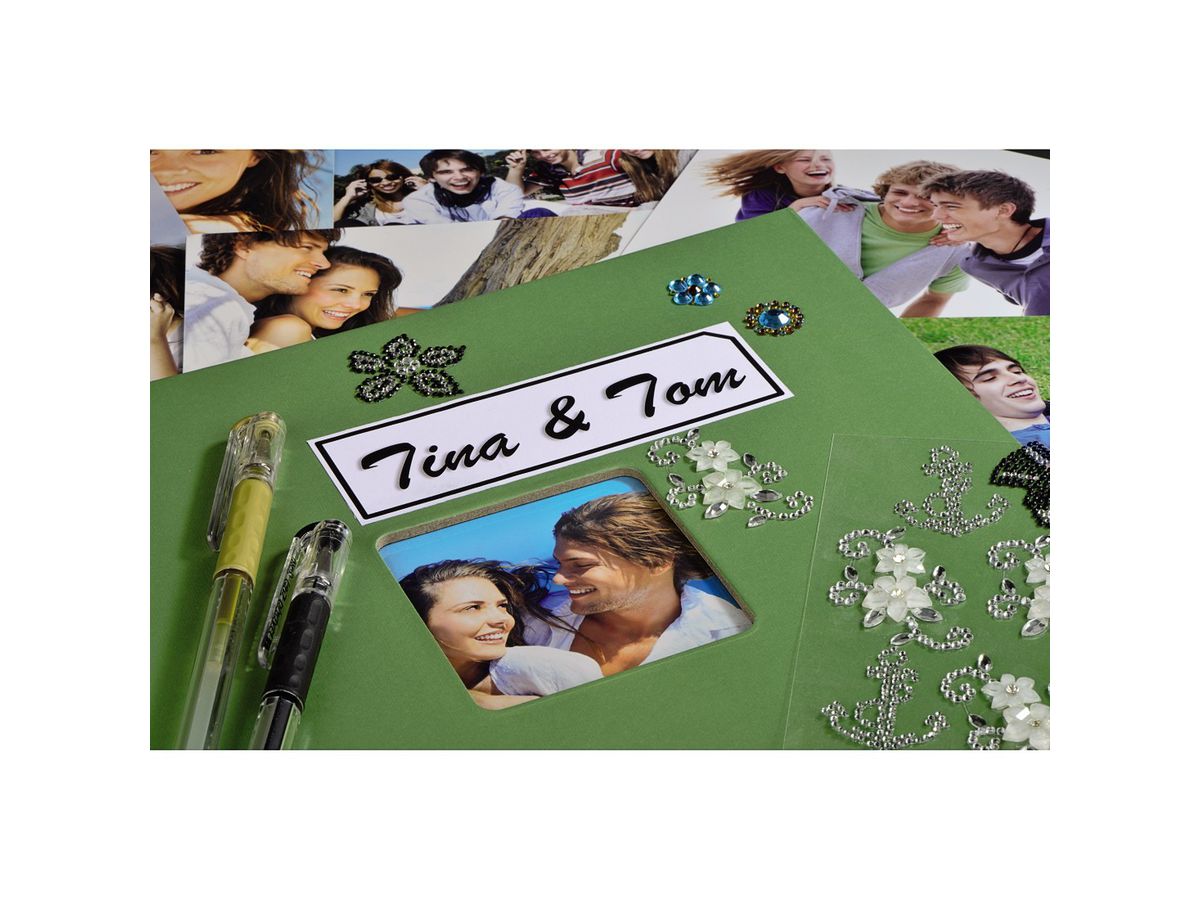 HAMA Album Fine Art 36x32cm 94870 vert pomme 25 pages (4007249948700)