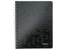 LEITZ Collegeblock WOW PP A5 4641-00-95 schwarz kariert (4002432121427)