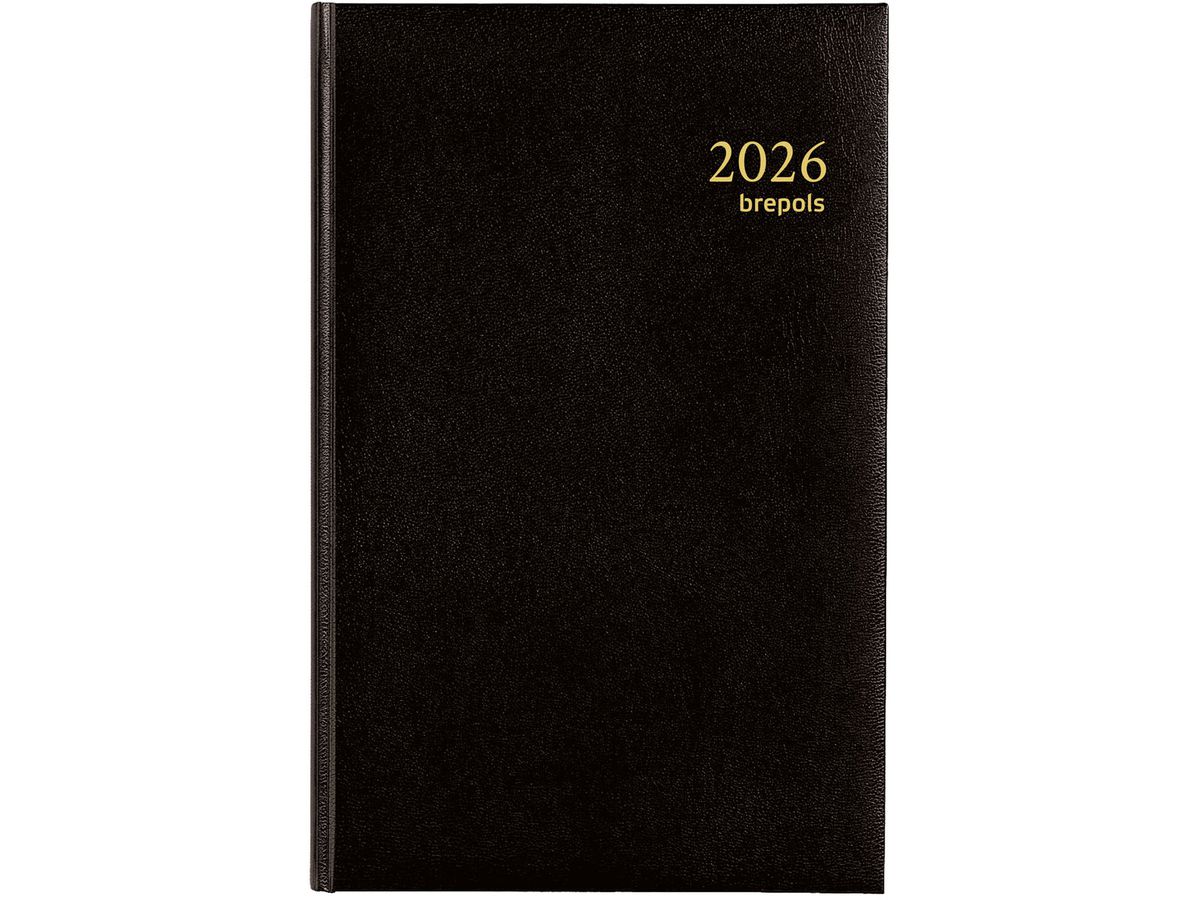 BREPOLS Agenda Saturnus Lima Ku. 2026 0.216.1256 1T/1S schwarz 13.3x20.8cm (5412303014656)