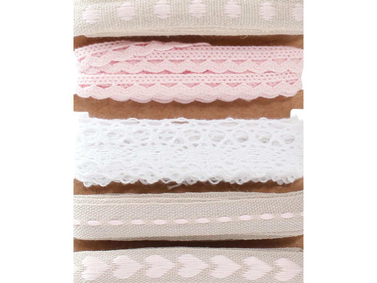 I AM CREATIVE Ruban décoratif 2126.05 rose (7611983158355)