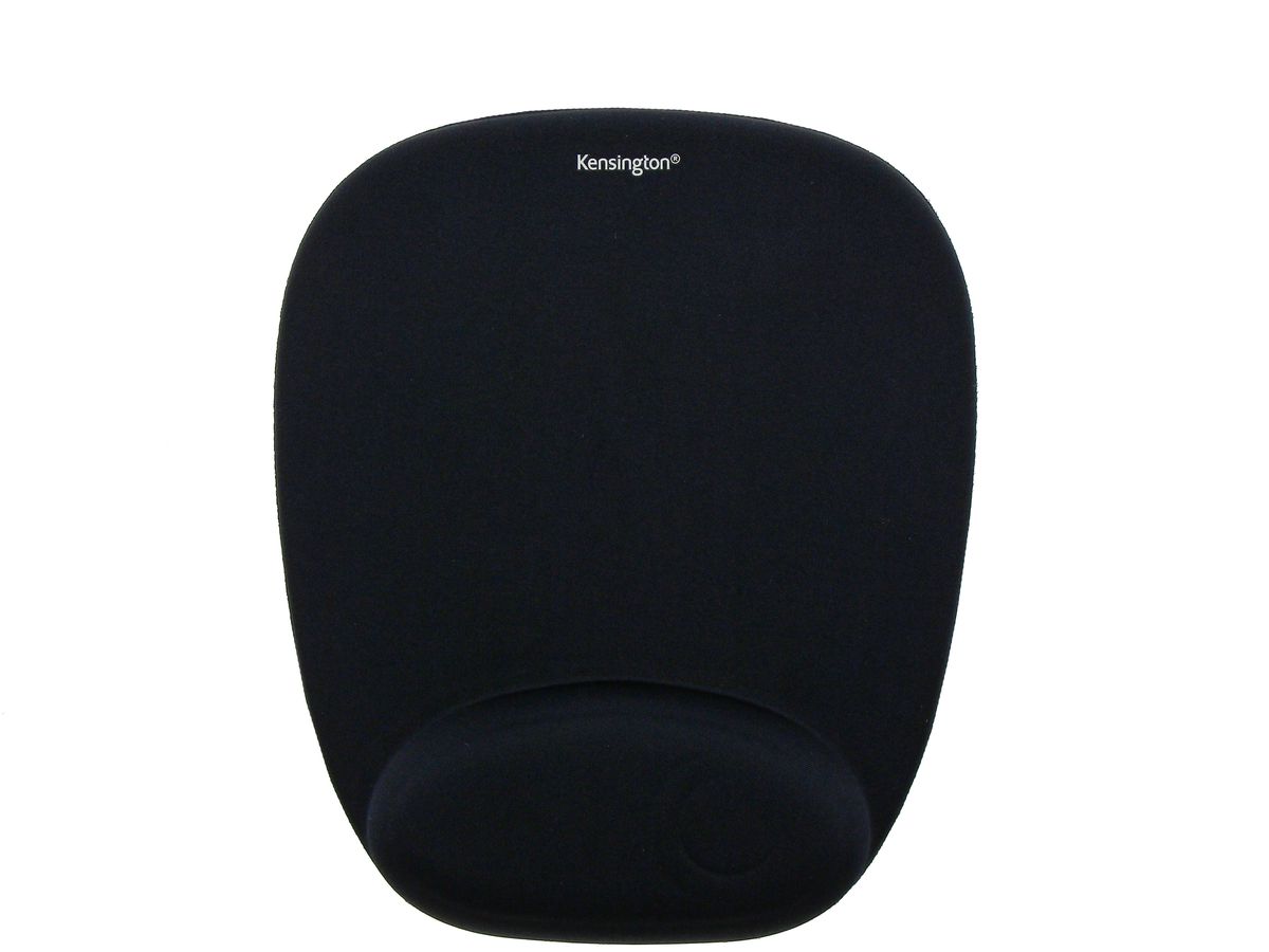 KENSINGTON Schaumstoff-Mousepad 62384 with wirst rest blk (0636638006284)