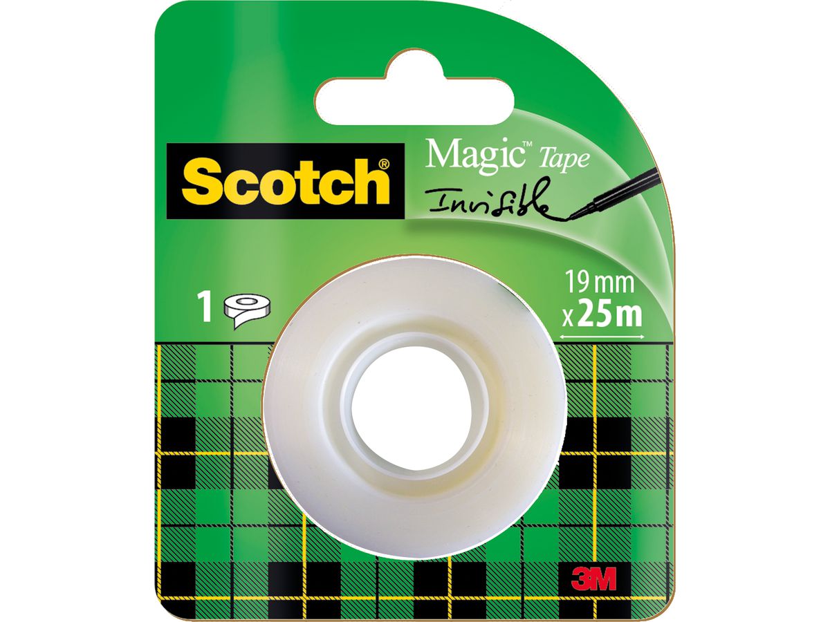 SCOTCH Magic Tape 810 19mmx25m 8-1925R transparent, Refill (0051131592117)