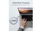 AUKEY Cable USB-C-to-C CB-DCC241 240W 1.0M Braided (0689323790418)