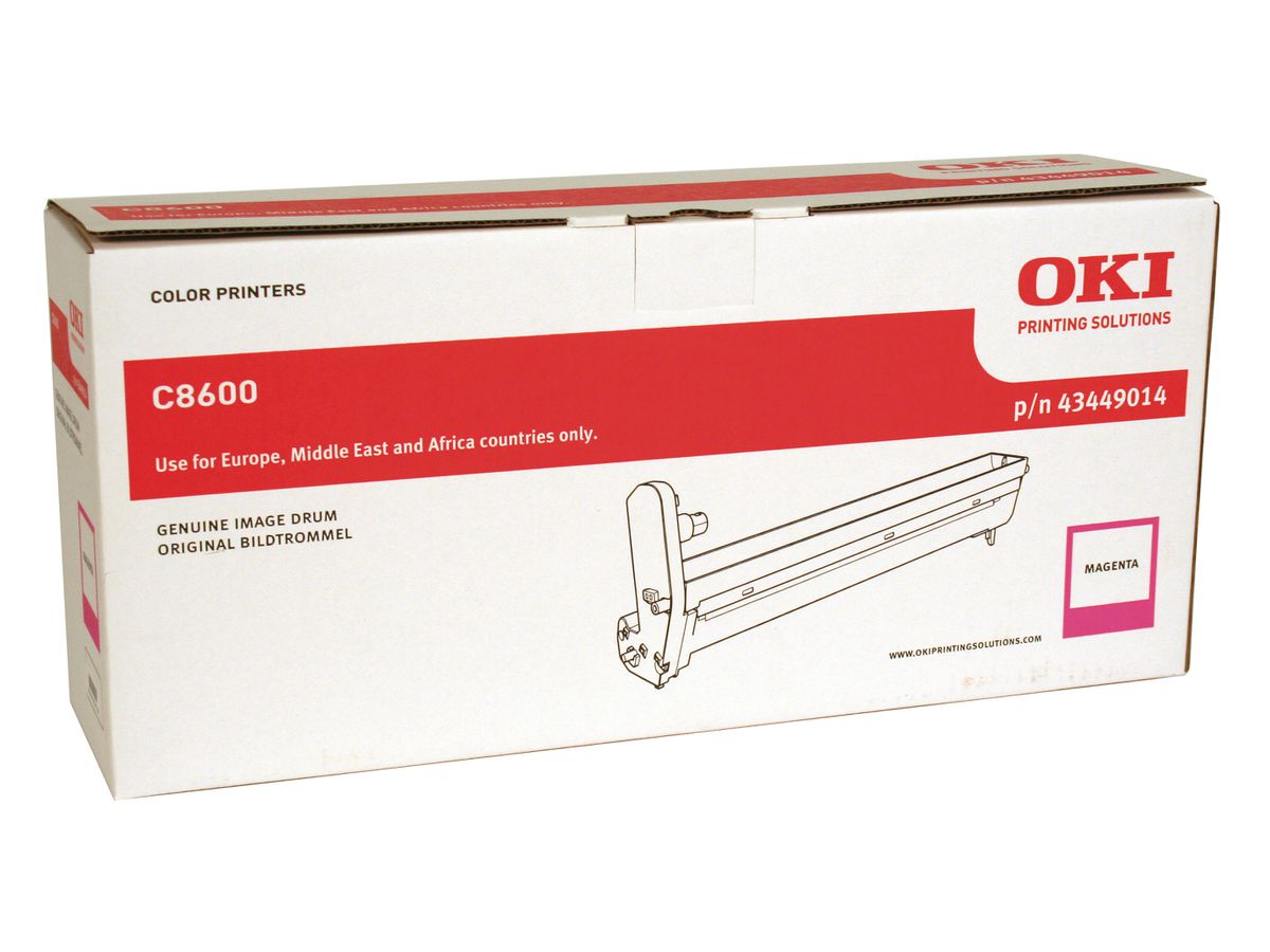 OKI Drum magenta 43449014 C8600 20'000 Seiten (5031713037644)