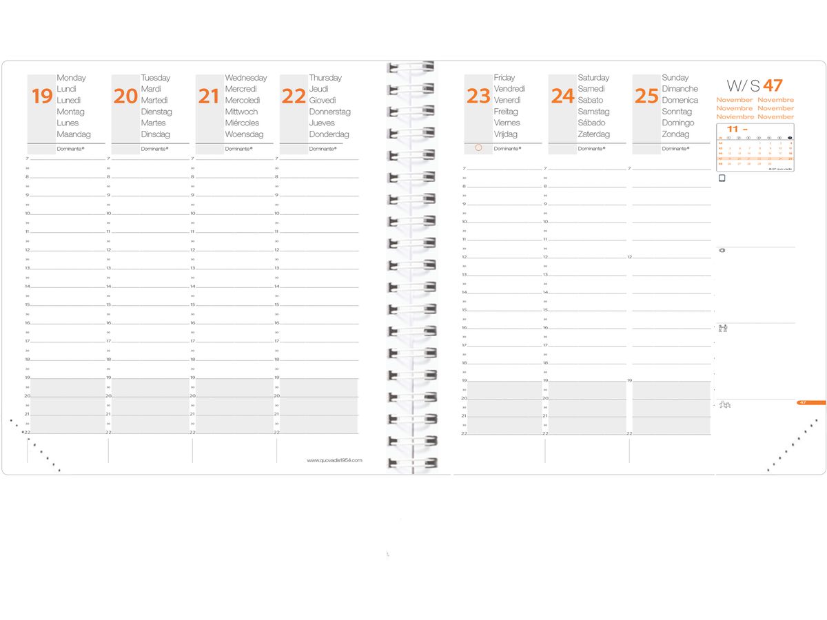 QUO-VADIS Ersatz Time&Life 2026 540122Q 1W/2S medium ML 16x16cm (3371010459827)