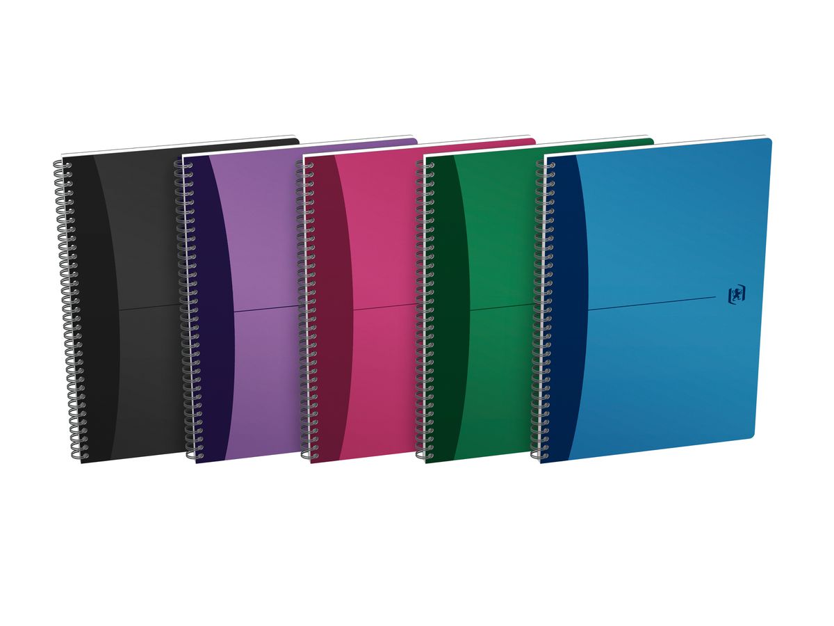 OXFORD Office-Spiralbuch A4 100101918 liniert, 7mm, ass. (3020120024073)